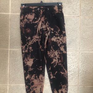 Brand NWT custom made tie dye scrunch sweatpants